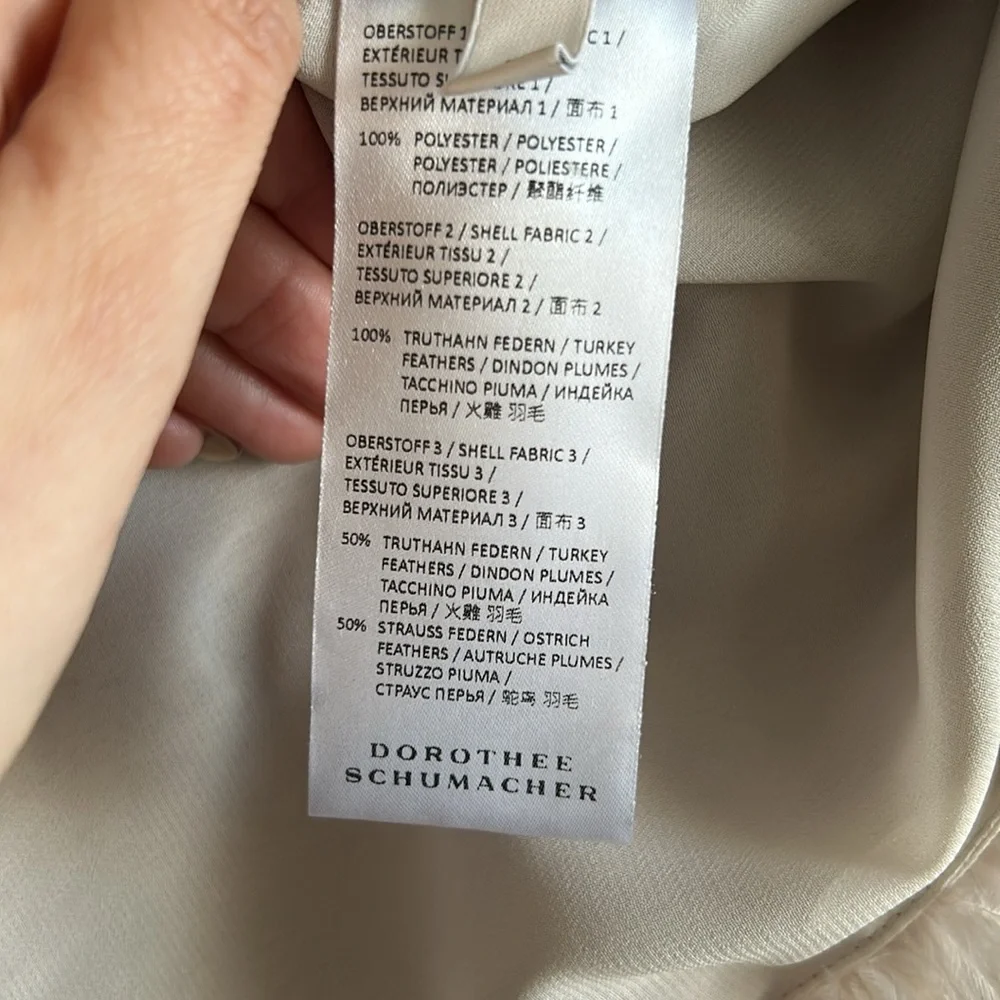 Dorothee Schumacher feather vest small - Picture 6 of 6